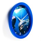 Часы настенные, d-28 см, интерьерные "Дельфин", бесшумные - фото 20902395