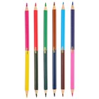 Цветные карандаши, 12 цветов, двусторонние, Смешарики - Фото 3