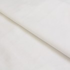 Ткань плательная, батист гладкокрашенный, ширина 150 см, белый - Фото 1