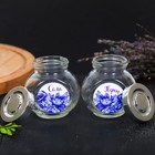 Набор "Цветы", банки для хранения соли и перца, 150 мл - Фото 4