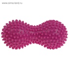 Мяч массажный ONLYTOP, двойной, цвета МИКС - Фото 15