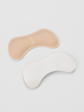 Пяткоудерживатели для обуви, на клеевой основе, 9?4.5 см, пара, бежевые (комплект 5 шт)