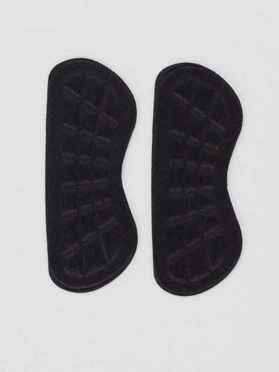 Пяткоудерживатели для обуви, на клеевой основе, 10×4 см, пара, чёрные