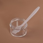 Набор баночек для хранения, 3 предмета: 2 баночки 15 мл, лопатка, цвет МИКС - Фото 3