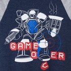 Свитшот KAFTAN "Game over" р.34 (122-128 см), синий/серый - Фото 5
