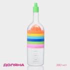 Бутылка для масла Доляна «Чудо», 380 мл, 29×8,5 см, цвет МИКС - фото 4265959