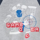 Свитшот KAFTAN "Game over" р.36 (134-140 см), серый - Фото 3
