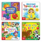 Книги картонные «Знакомимся с окружающим миром», набор 4 шт. по 10 стр. - Фото 1