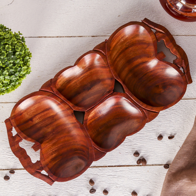 Менажница «Классика», 31×15×2 см, дерево