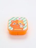 Ланч - бокс квадратный с секциями и ложкой «Кот», 400 мл - Фото 3