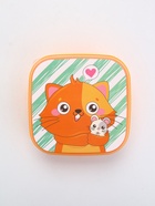 Ланч - бокс квадратный с секциями и ложкой «Кот», 400 мл - Фото 7