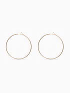 Серьги кольца QF «Классика», d=7 см, цвет золото - Фото 4