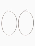 Серьги кольца QF «Классика», d=7 см, цвет серебро - Фото 4