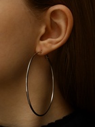 Серьги кольца QF «Классика», d=7 см, цвет серебро - Фото 2