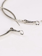 Серьги кольца QF «Классика», d=7 см, цвет серебро - Фото 7