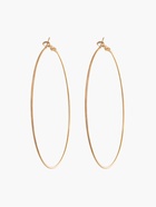 Серьги кольца QF «Классика», d=8 см, цвет золото - Фото 3