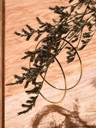 Серьги кольца QF «Классика», d=8 см, цвет золото - Фото 5