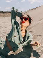 Серьги кольца QF «Классика», d=8 см, цвет золото - Фото 8