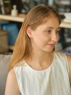 Серьги кольца QF «Классика», d=8 см, цвет золото - Фото 2