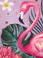 Ланч - бокс квадратный с секциями и ложкой «Фламинго», 400 мл - Фото 6