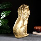 Фигура "Лев сидящий" золото, 40х25х56см - Фото 4