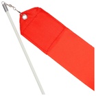 Лента для художественной гимнастики с палочкой Grace Dance, 4 м, цвет красный - Фото 4