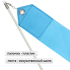 Лента для художественной гимнастики с палочкой Grace Dance, 2 м, цвет голубой - Фото 2