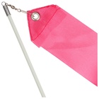 Лента для художественной гимнастики с палочкой Grace Dance, 4 м, цвет розовый - Фото 4