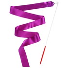 Лента для художественной гимнастики с палочкой Grace Dance, 2 м, цвет фиолетовый - Фото 3