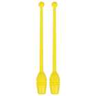 Булавы для художественной гимнастики вставляющиеся Grace Dance, 35 см, цвет жёлтый - Фото 4