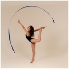 Лента для художественной гимнастики с палочкой Grace Dance, 4 м, цвет синий - Фото 6