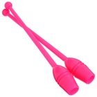 Булавы для художественной гимнастики вставляющиеся Grace Dance, 35 см, цвет розовый - Фото 2