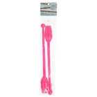 Булавы для художественной гимнастики вставляющиеся Grace Dance, 35 см, цвет розовый - Фото 7