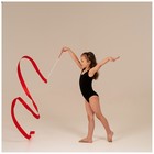 Лента для художественной гимнастики с палочкой Grace Dance, 4 м, цвет фуксия - Фото 5