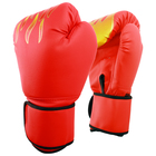 Перчатки боксёрские детские, красные, размер 6 oz - фото 8781099