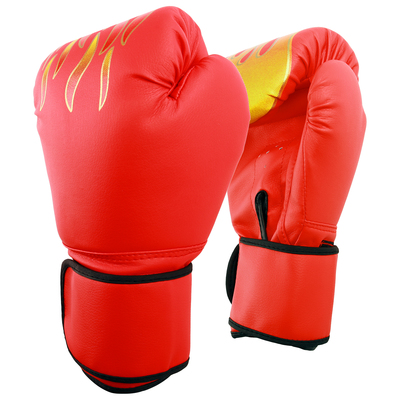 Перчатки боксёрские детские, красные, размер 6 oz