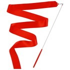 Лента гимнастическая с палочкой Grace Dance, 2 м, цвет красный - Фото 2
