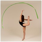 Лента для художественной гимнастики с палочкой Grace Dance, 4 м, цвет зелёный - Фото 6