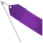 Лента для художественной гимнастики с палочкой Grace Dance, 4 м, цвет фиолетовый - Фото 4
