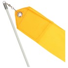 Лента для художественной гимнастики с палочкой Grace Dance, 4 м, цвет оранжевый - Фото 4