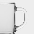 Кружка ОСЗ «Зелёный чай», 200 мл, стекло, прозрачная - Фото 2