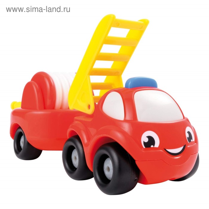 Машинка Smoby Vroom Planet «Мини-грузовик пожарный», с прицепом - Фото 1