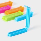 Зажимы для пакетов Доляна, 7.5 см, 10 шт., МИКС - Фото 3