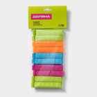 Зажимы для пакетов Доляна, 7.5 см, 10 шт., МИКС - Фото 7