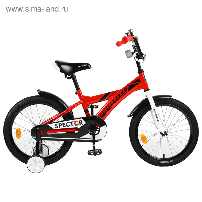 Велосипед 18" Graffiti Spector, цвет красный