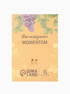 Брошь «Виноград» кисть, фиолетово-зелёная в золоте - Фото 5