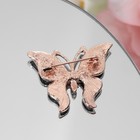 Брошь "Галиотис" бабочка летящая, в розовом золоте - Фото 3