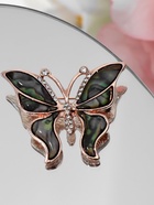 Брошь «Галиотис. Летящая бабочка», в розовом золоте - Фото 4