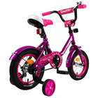 Велосипед 12" Graffiti Fashion Girl, цвет фиолетовый - Фото 3