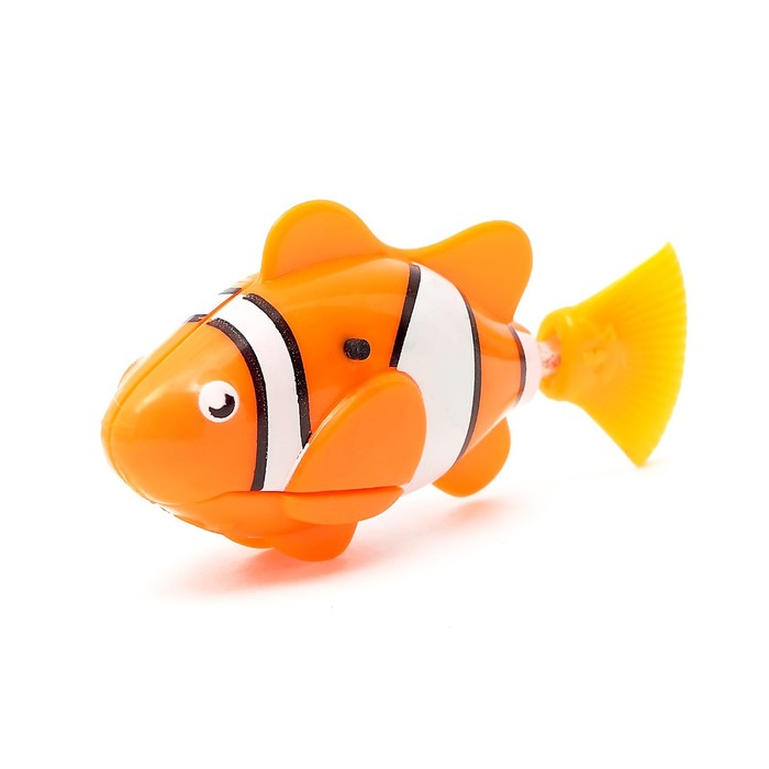 Аквариумная рыбка «Клоун», плавает в воде, работает от батареек, в пакета
